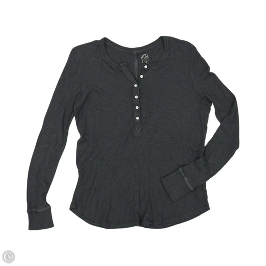 Top Long Sleeve By Aerie In Grey, Size: M