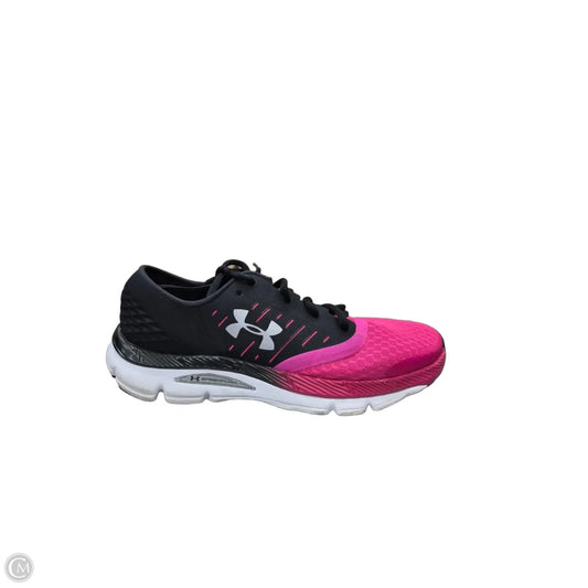 Shoes Athletic By Under Armour In Black & Pink, Size: 7