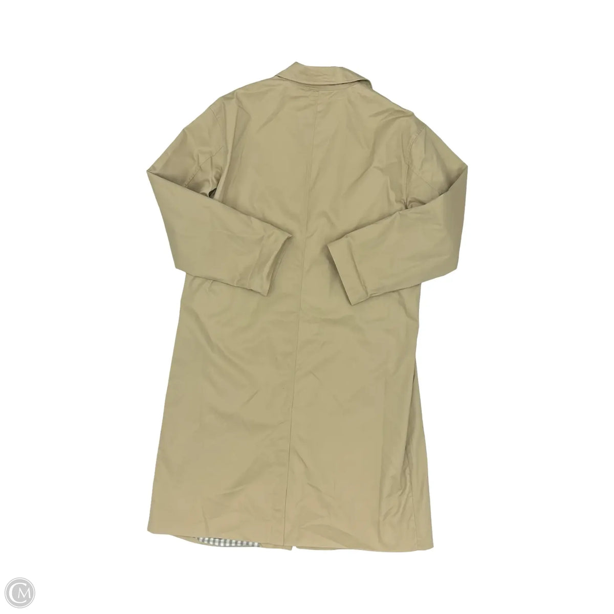 Coat Trench Coat By Universal Thread In Tan, Size: M