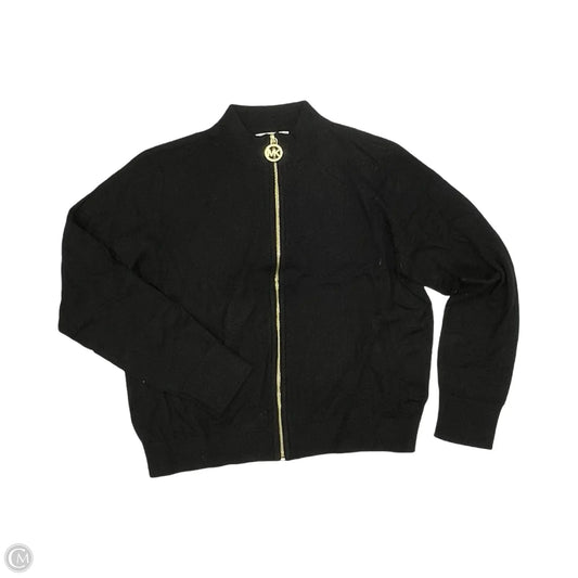 Cardigan Designer By Michael Kors In Black, Size: Xl