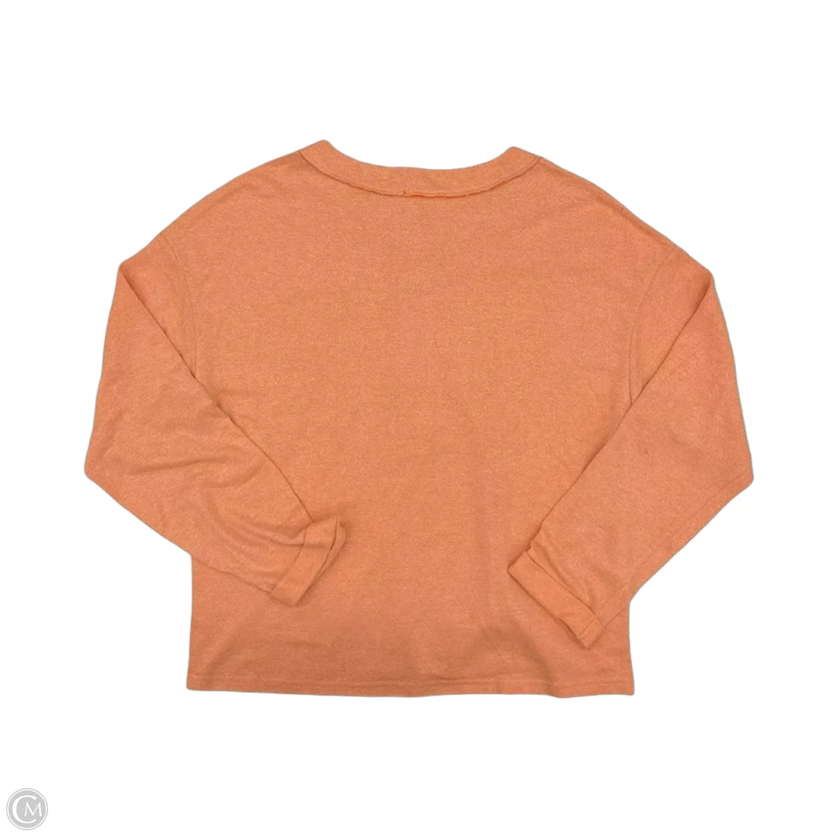 Top Long Sleeve By Kirundo In Orange, Size: M