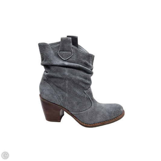 Boots Leather By J. Jill In Grey, Size: 7