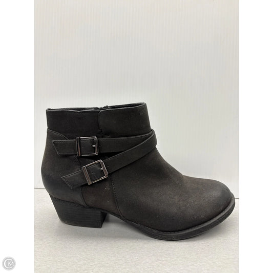 Boots Ankle Heels By Cme In Grey, Size: 11