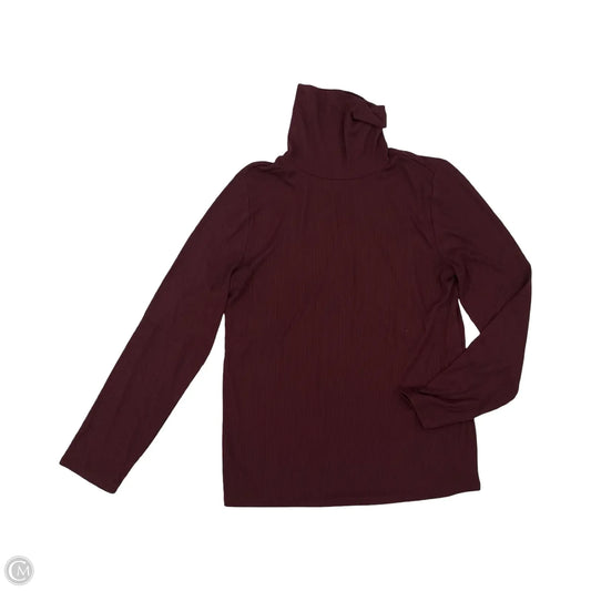 Top Long Sleeve By Loft In Red, Size: Xl