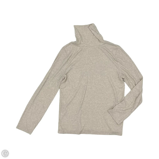 Top Long Sleeve By Loft In Tan, Size: Xl