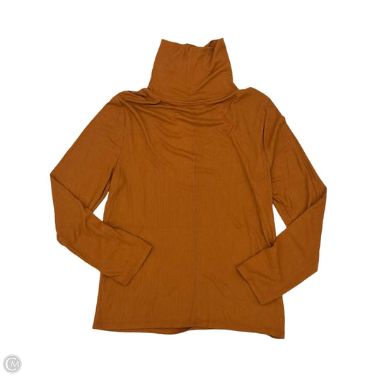 Top Long Sleeve By Loft In Brown, Size: Xl