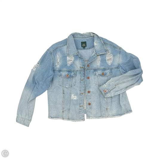 Jacket Denim By Wild Fable In Blue Denim, Size: Xl