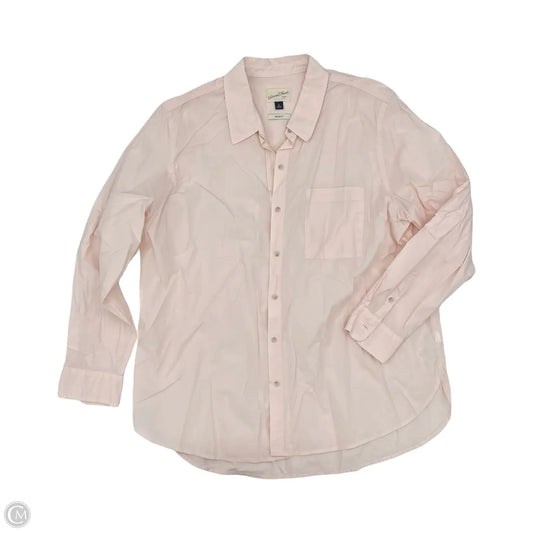 Top Long Sleeve By Universal Thread In Pink, Size: Xl