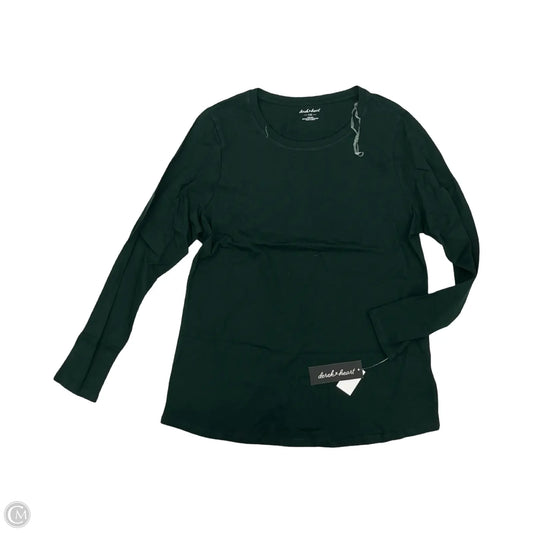 Top Long Sleeve Basic By Derek Heart In Green, Size: 1x