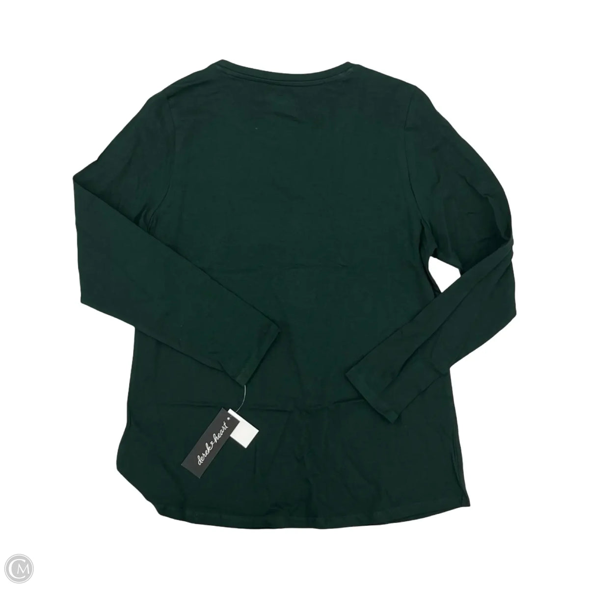Top Long Sleeve Basic By Derek Heart In Green, Size: 1x