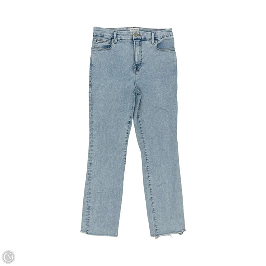 Jeans Skinny By Good American In Blue Denim, Size: 8