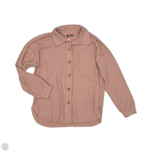 Top Long Sleeve By Heimish Usa In Pink, Size: L