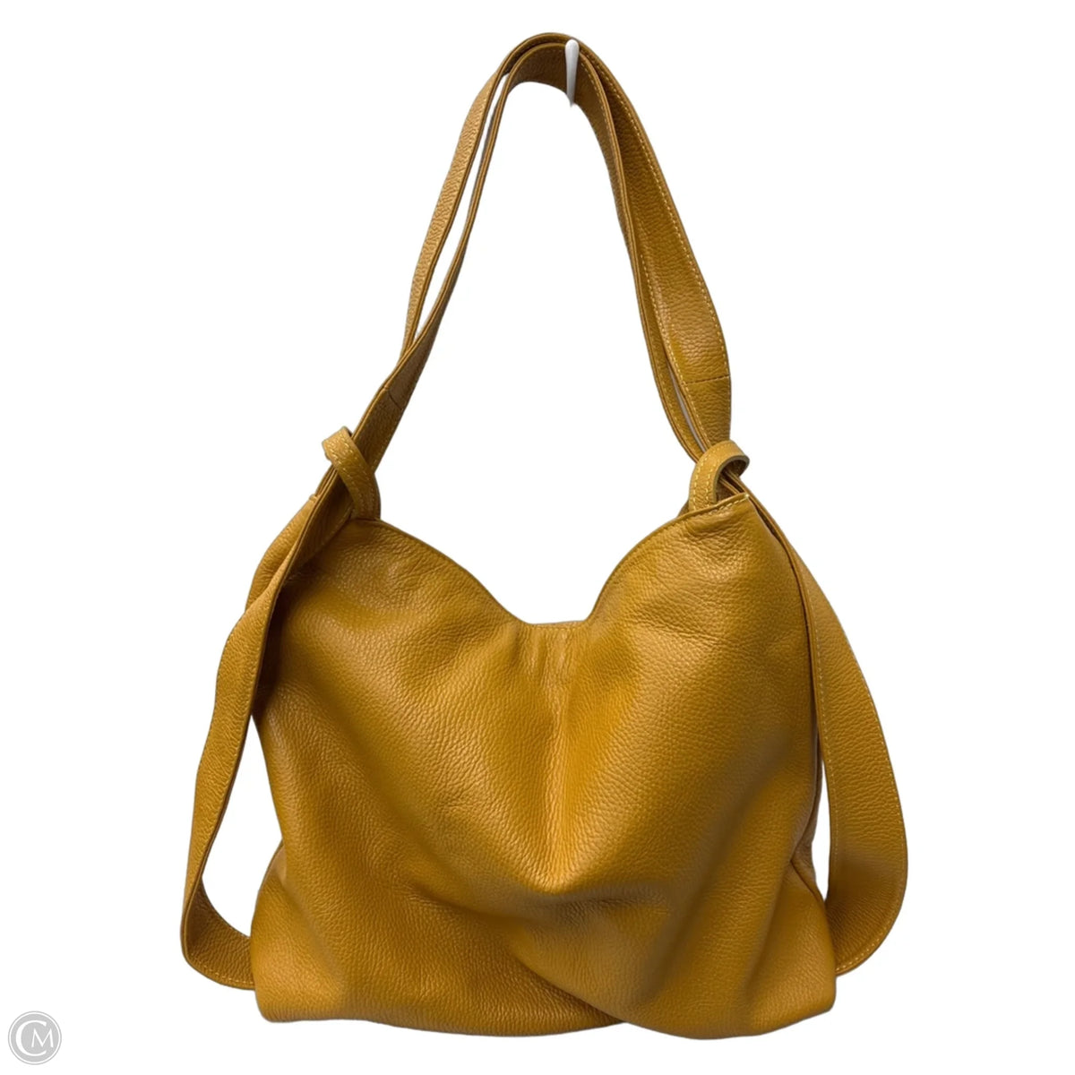 Handbag Leather By Clothes Mentor, Size: Medium