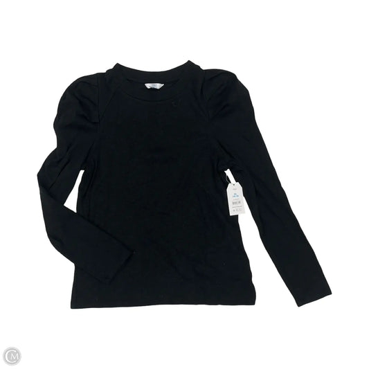 Top Long Sleeve By Time And Tru In Black, Size: Xl