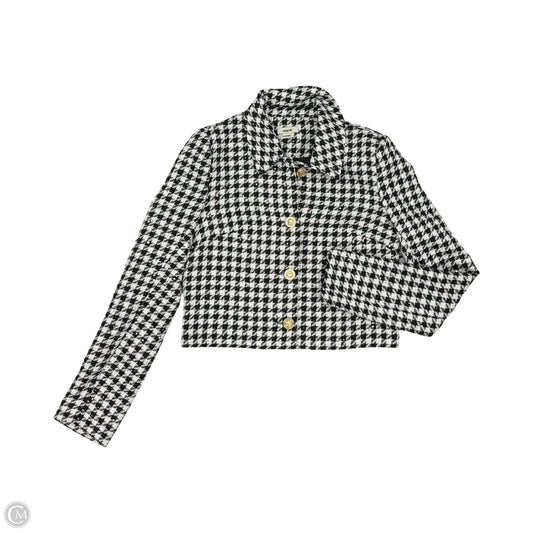 Jacket Designer By Jason Wu In Black & Cream, Size: S