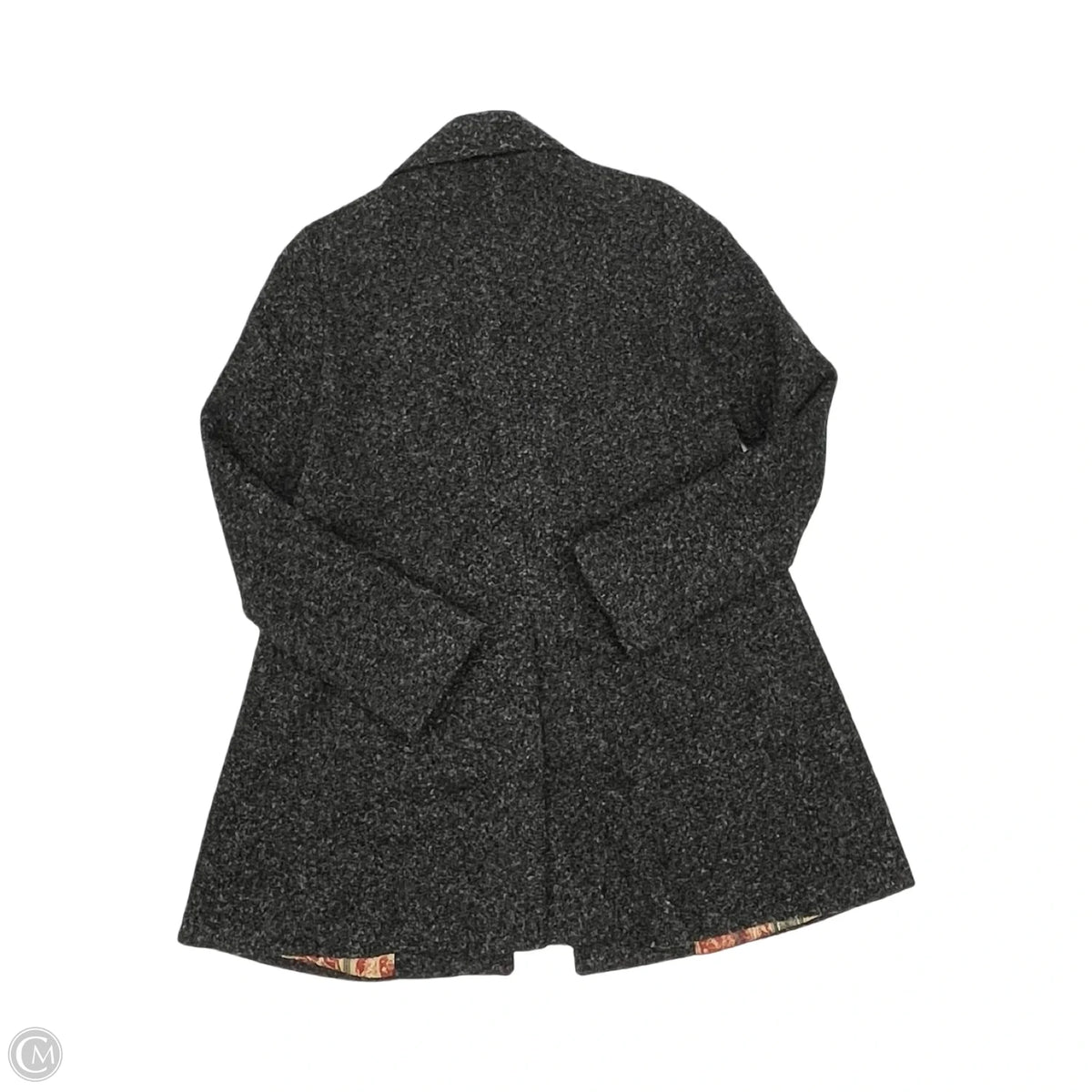 Coat Peacoat By Peruvian Connection In Grey, Size: S