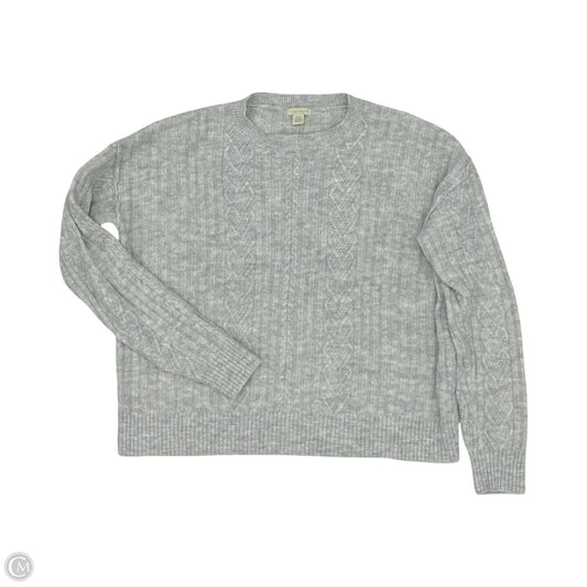 Sweater By Clothes Mentor In Grey, Size: M