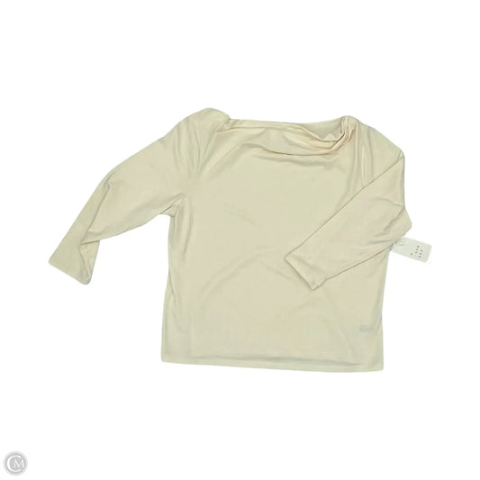 Top Long Sleeve By A New Day In Yellow, Size: Xxl