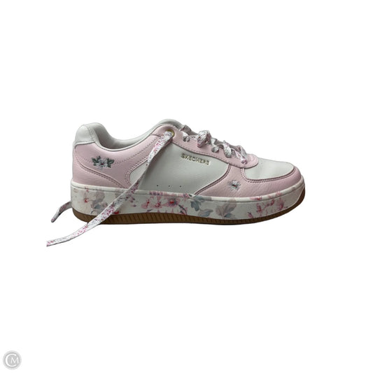 Shoes Sneakers By Skechers In Floral Print, Size: 8.5