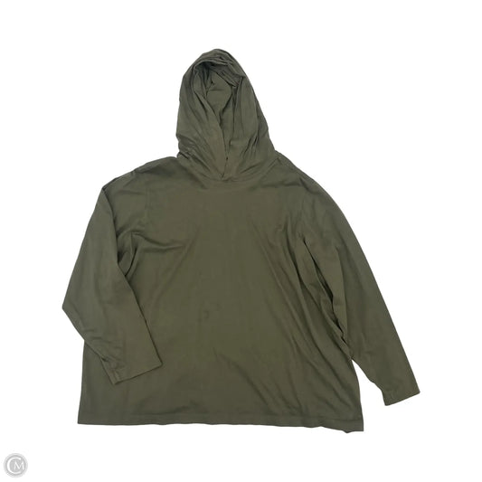 Top Long Sleeve By Lands End In Green, Size: 3x