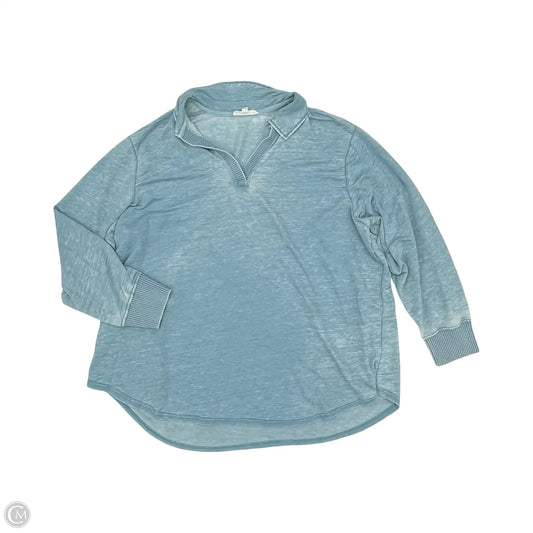 Top Long Sleeve By Jane And Delancey In Blue, Size: 2x