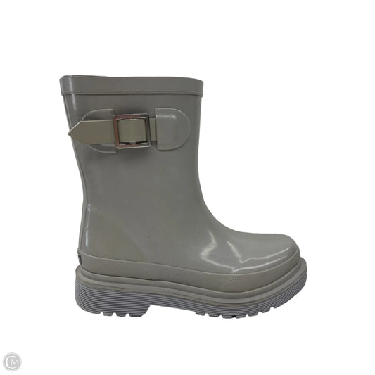 Boots Rain By Clothes Mentor In Grey, Size: 7