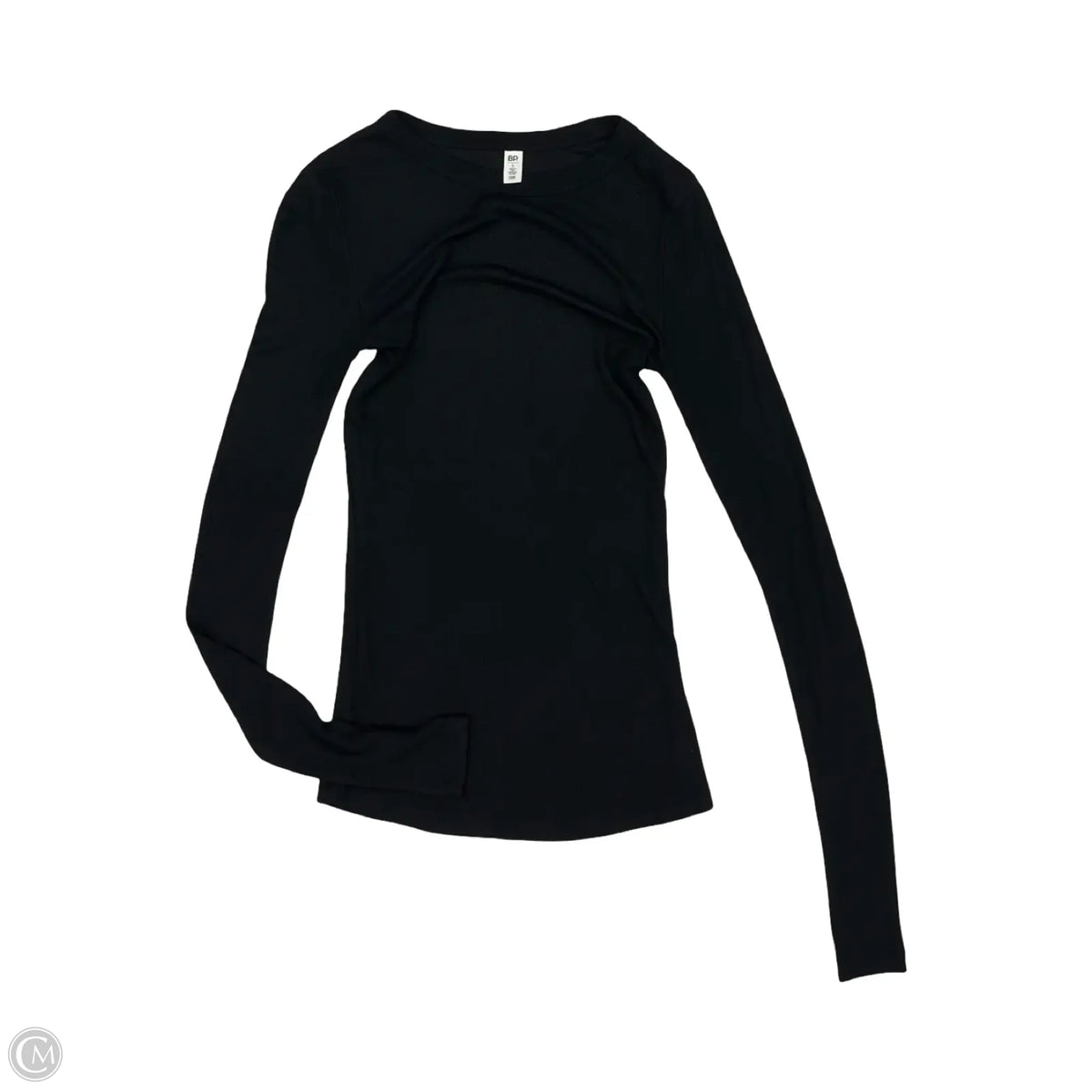 Top Long Sleeve By Bp In Black, Size: S