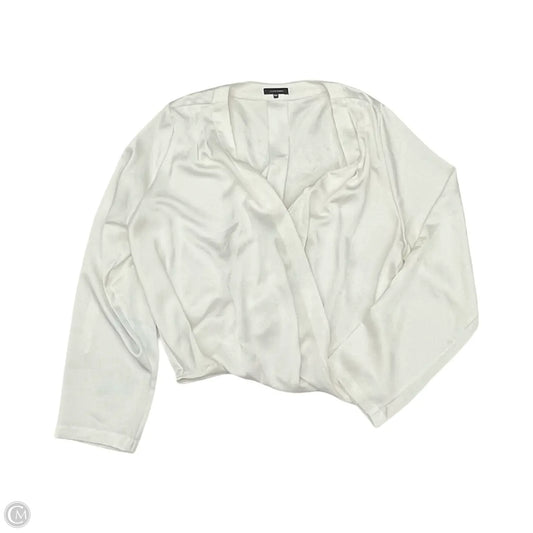 Blouse Long Sleeve By Clothes Mentor In White, Size: Xxl