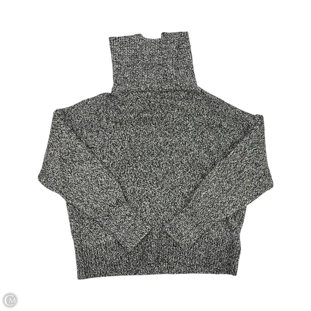 Sweater By Loft In Black & White, Size: L