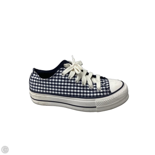 Shoes Sneakers By Converse In Blue & Cream, Size: 7.5