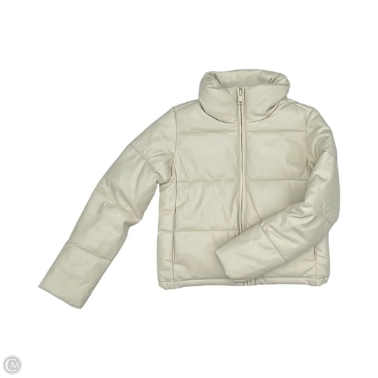 Coat Puffer & Quilted By Gap In Cream, Size: Xxs