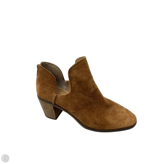 Boots Leather By Lucky Brand In Brown, Size: 8.5