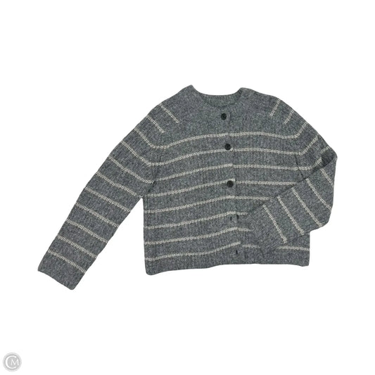 Sweater Cardigan By Vero Moda In Grey, Size: L