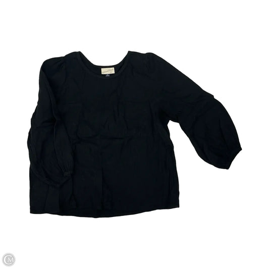 Blouse Long Sleeve By Universal Thread In Black, Size: Xl