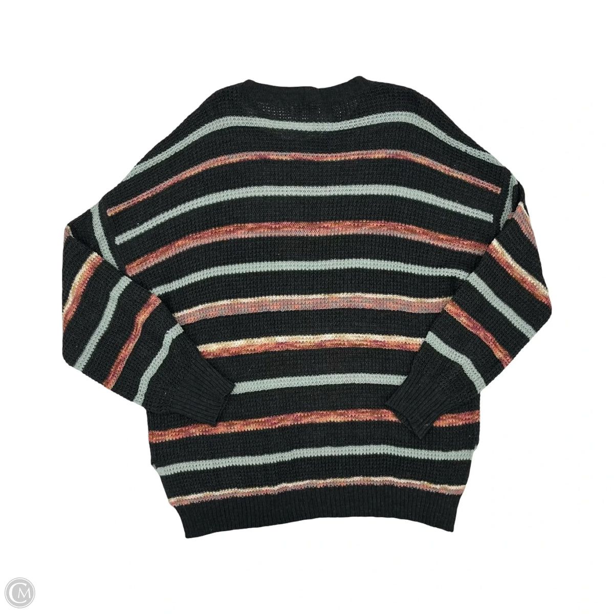 Sweater By American Eagle In Striped Pattern, Size: M
