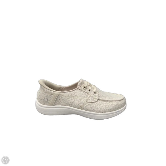 Shoes Sneakers By Skechers In Cream, Size: 8