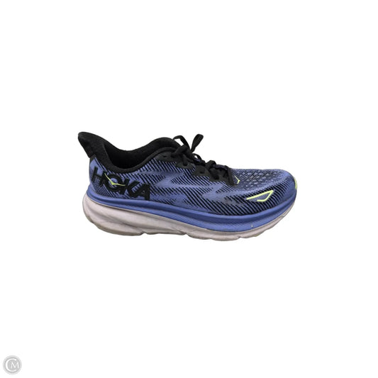 Shoes Athletic By Hoka In Black & Blue, Size: 8