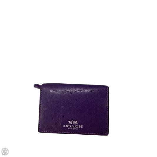 Wallet Designer By Coach, Size: Small