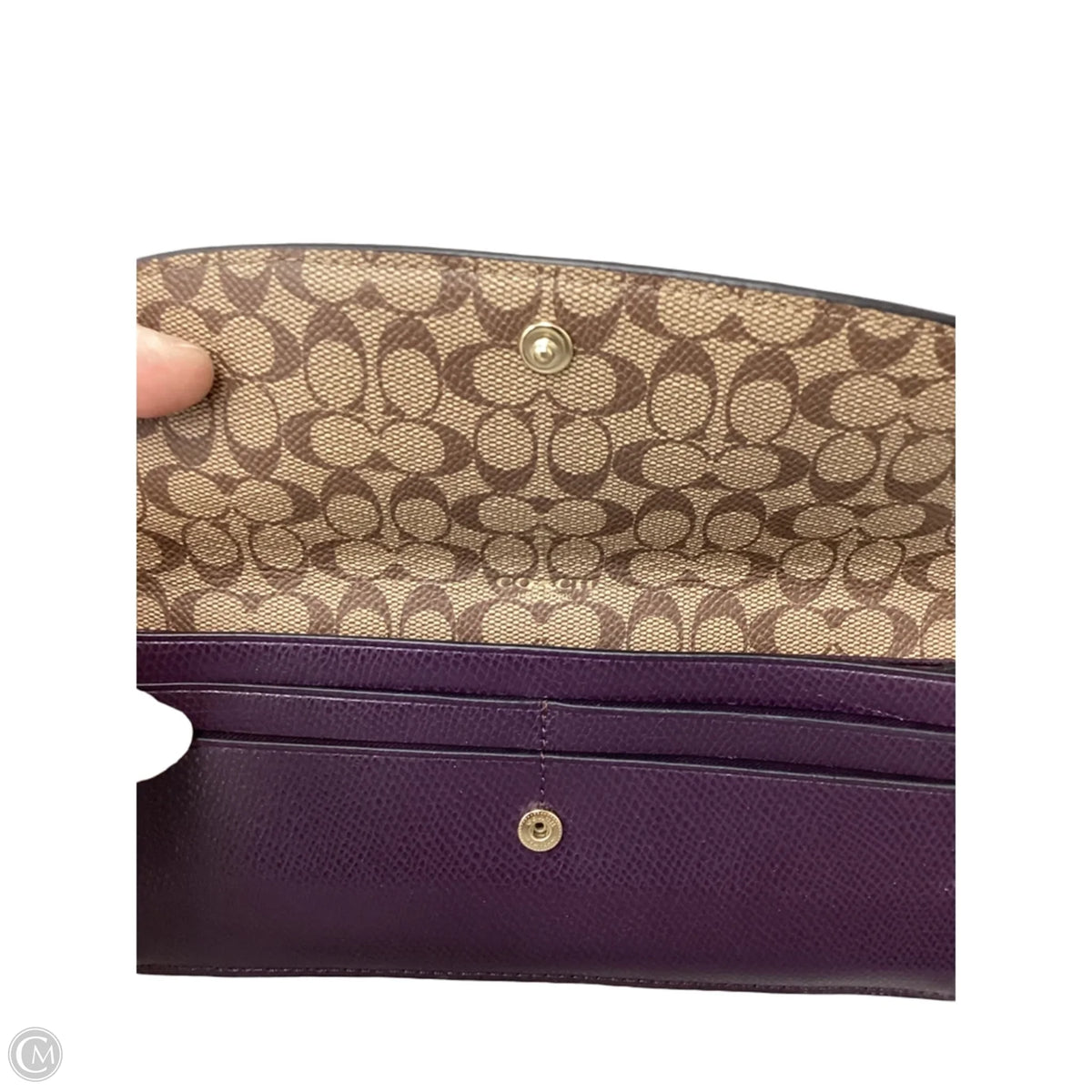 Wallet Designer By Coach, Size: Medium