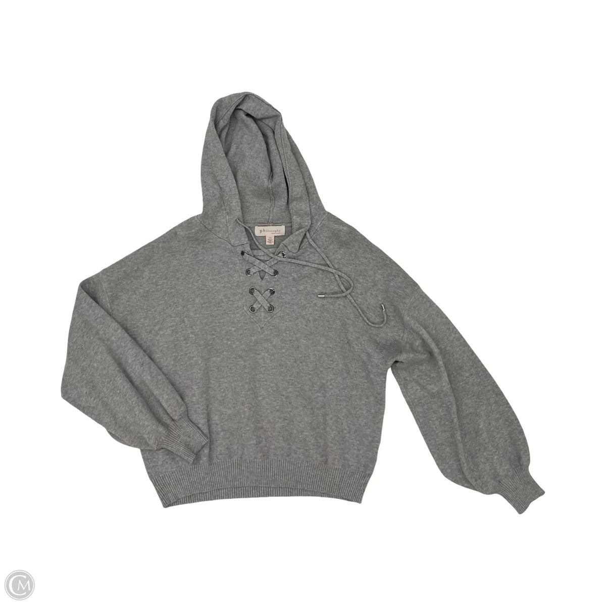 Sweater By Philosophy In Grey, Size: L