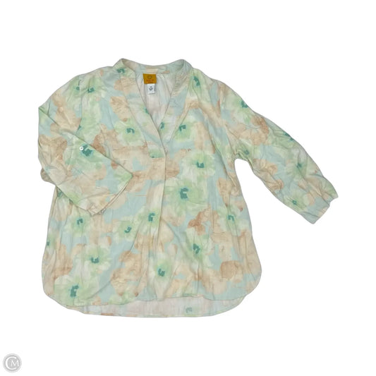Blouse 3/4 Sleeve By Ruby Rd In Multi-colored, Size: 1x