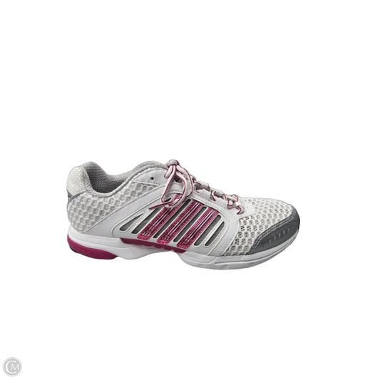 Shoes Athletic By Adidas In Pink & Silver, Size: 6.5