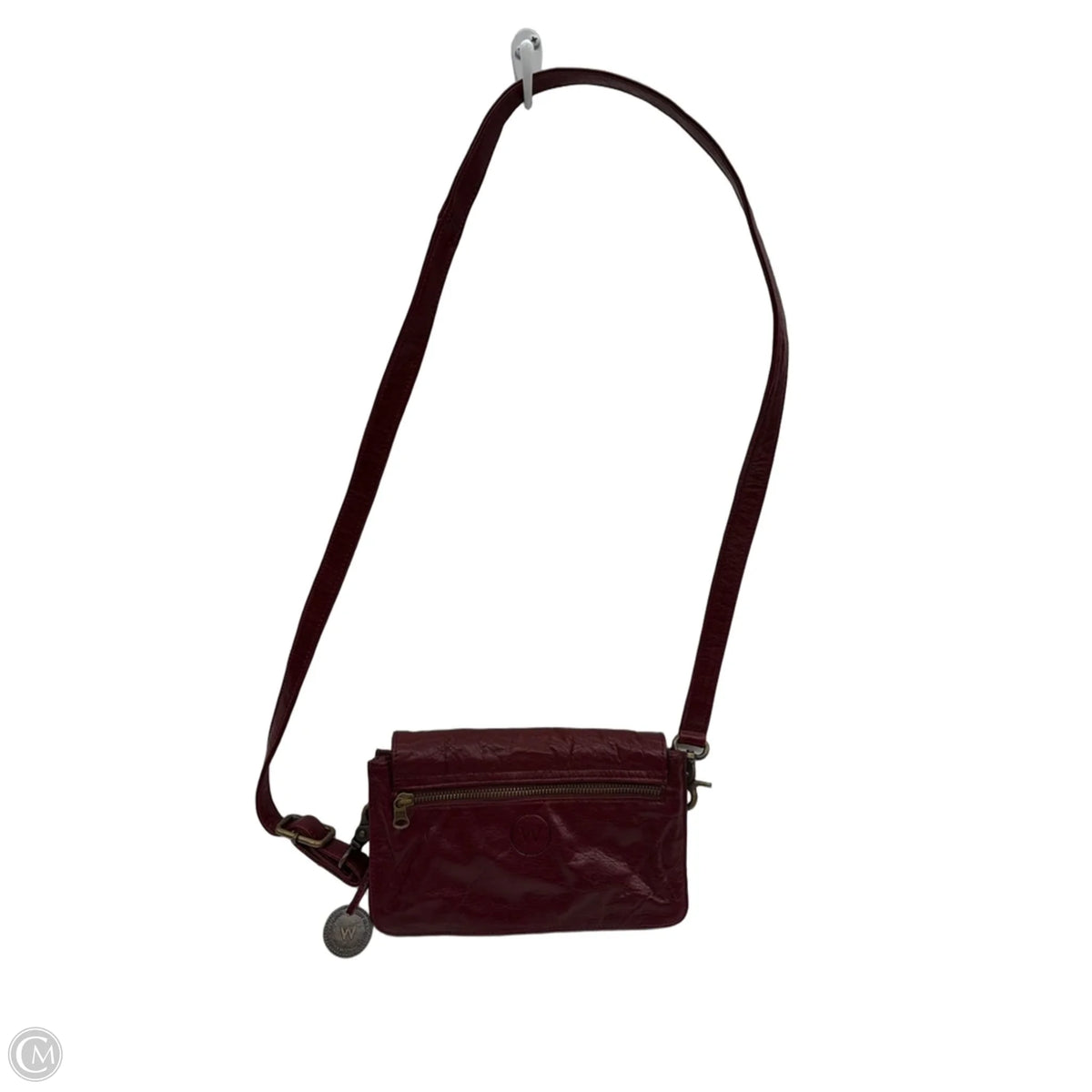 Crossbody Leather By Cmb, Size: Medium