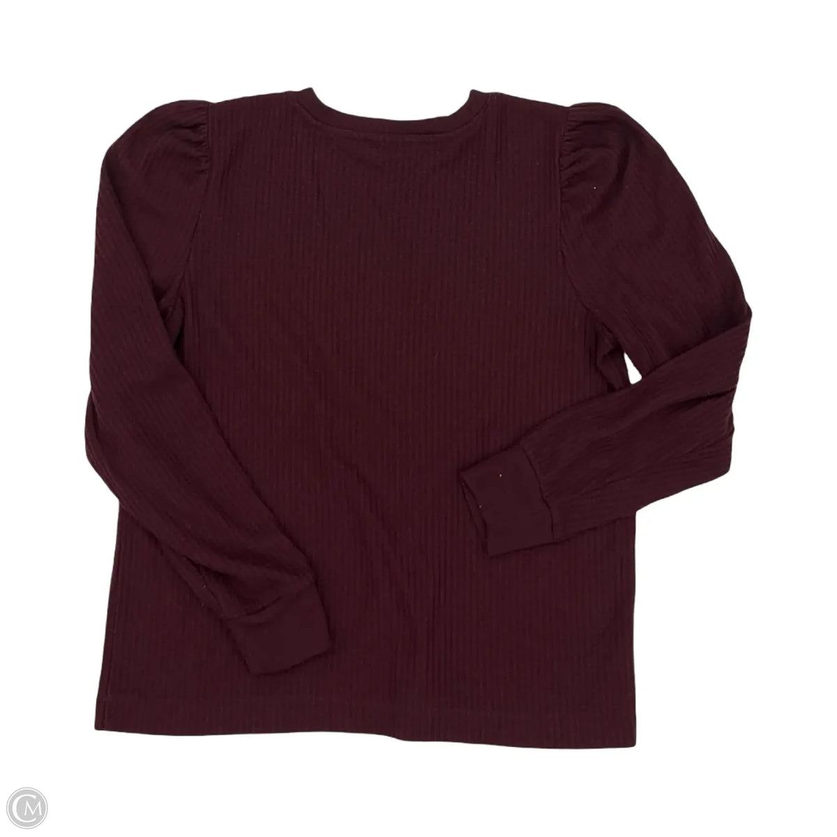 Top Long Sleeve By Loft In Red, Size: M