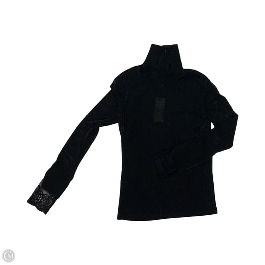 Blouse Long Sleeve By Molly Bracken In Black, Size: L