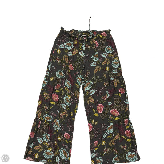 Pants Wide Leg By Maurices In Floral Print, Size: M