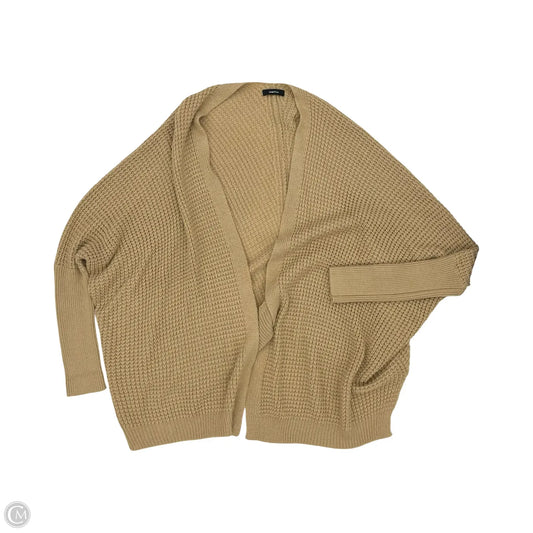 Sweater Cardigan By Dokotoo In Tan, Size: Xl