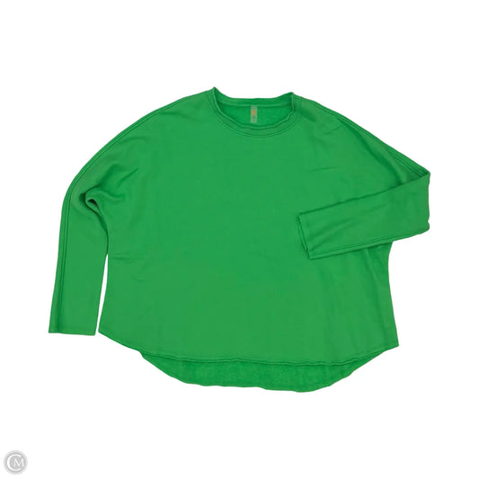 Sweatshirt Crewneck By Mono B In Green, Size: L