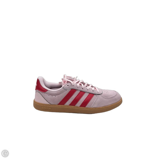 Shoes Sneakers By Adidas In Pink & Red, Size: 9
