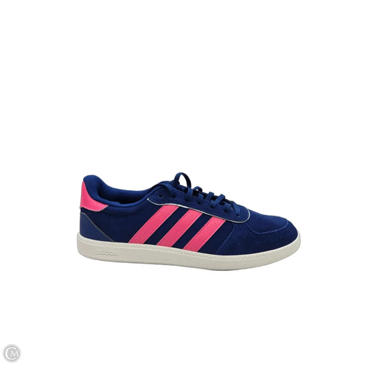 Shoes Sneakers By Adidas In Blue & Pink, Size: 9